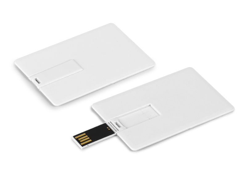 УСБ меморија CREDIT CARD бела 1